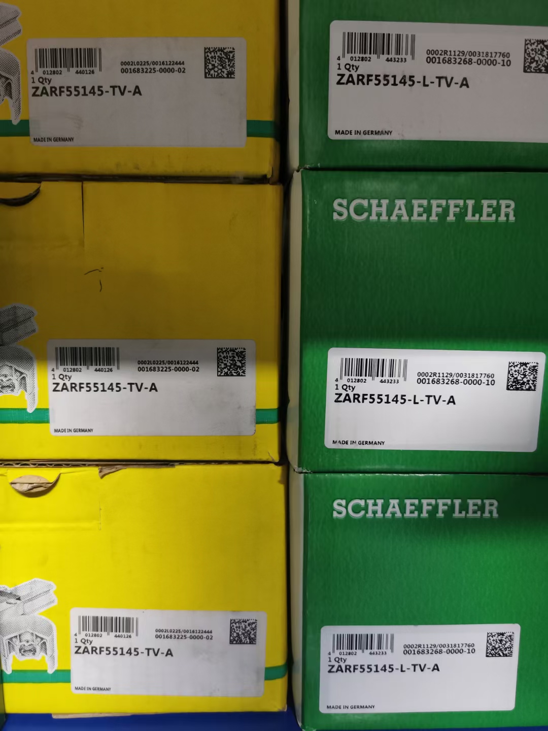 INA ZARF55145-L-TV 40115 40105 50140 滾針推力圓柱滾子軸承